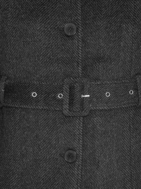 ROTATE BIRGER CHRISTENSEN oversized belted jacket - Grey