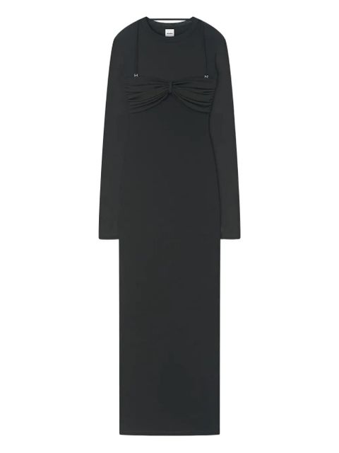 Nanushka Artemiz bra-detail maxi dress - Black - zdjęcie produktu nr 1