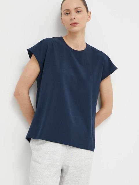 Helly Hansen t-shirt damski kolor granatowy - zdjęcie produktu nr 1
