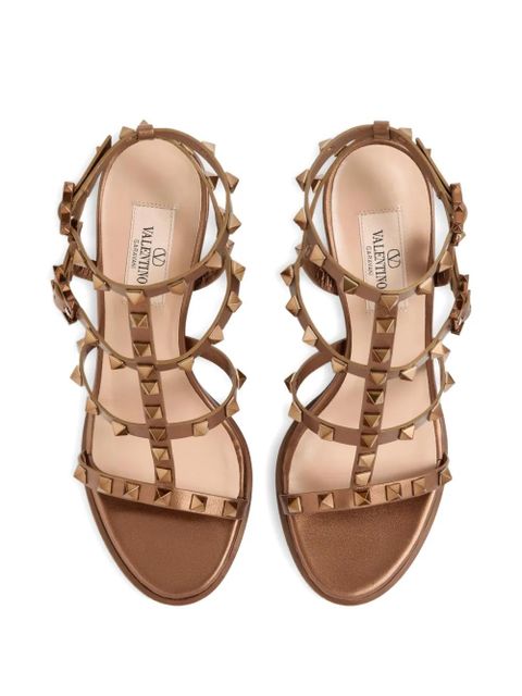 Valentino Garavani 90mm Rockstud sandals - Brown