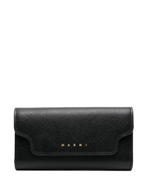 Marni logo keychain wallet - Black - zdjęcie produktu nr 1
