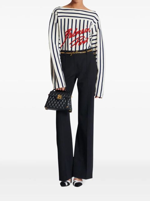 Balmain striped top - White