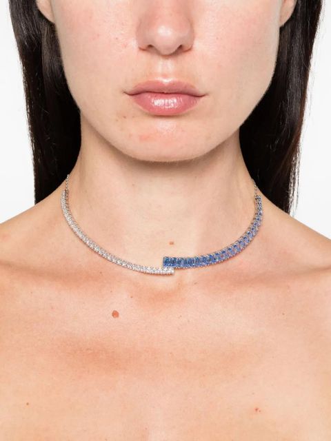 Swarovski Matrix choker necklace - Silver - zdjęcie produktu nr 2
