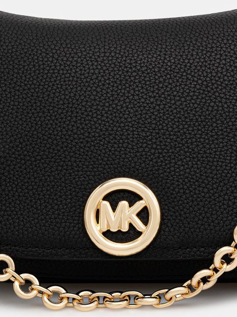 MICHAEL Michael Kors torebka skórzana kolor czarny 30R6GY5S2L