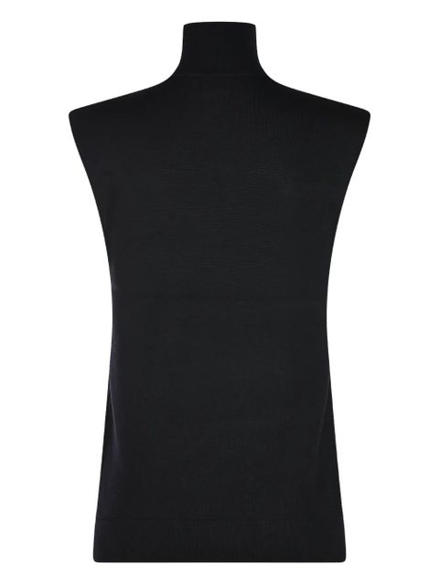 TOTEME sleeveless turtleneck top - Black - zdjęcie produktu nr 2