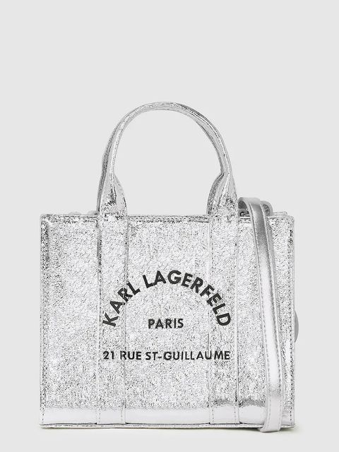 Karl Lagerfeld torebka K/RSG kolor srebrny A4W50059 - zdjęcie produktu nr 1