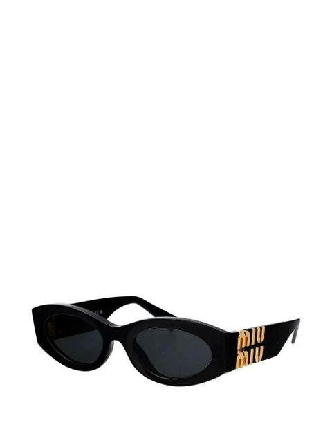 Miu Miu oval-frame sunglasses - Black - zdjęcie produktu nr 2