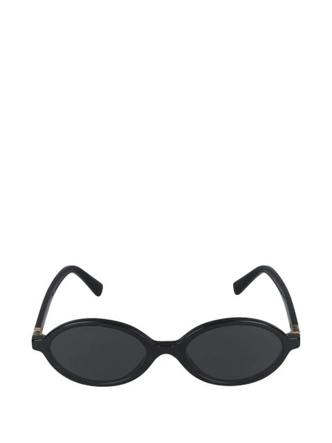 Miu Miu oval-frame sunglasses - Black - zdjęcie produktu nr 1
