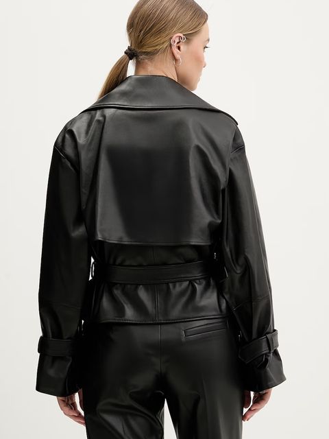 HUGO kurtka skórzana Lanitte