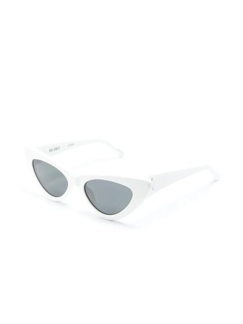 The Attico Dora cat-eye sunglasses - White - zdjęcie produktu nr 2