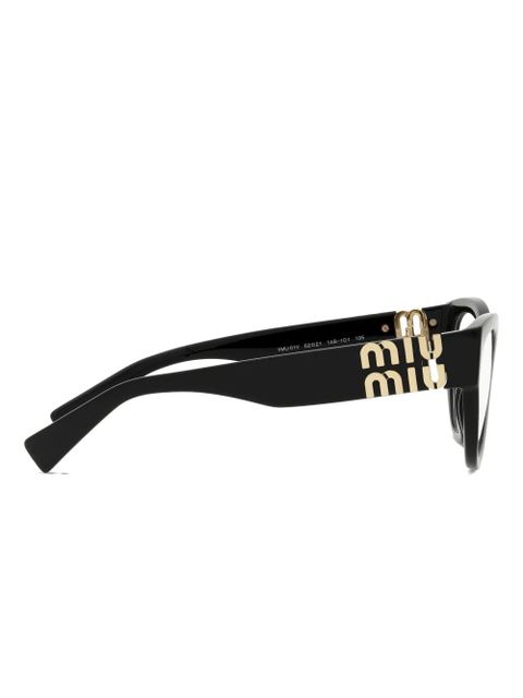 Miu Miu Eyewear cat-eye frame glasses - Black