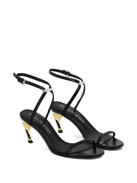 Alexander McQueen Armadillo 65mm leather sandals - Black - zdjęcie produktu nr 2