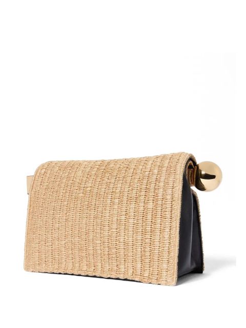 Jacquemus Round Carré clutch - Neutrals
