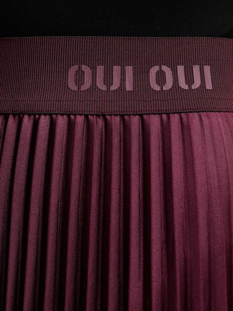 OUI spódnica kolor fioletowy midi rozkloszowana 95398