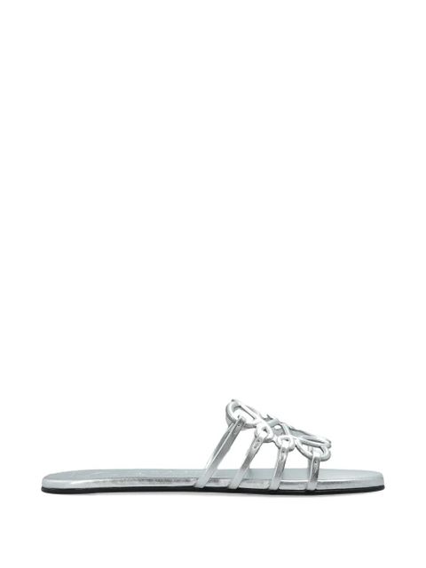 LOEWE cut-out detail sandals - Silver - zdjęcie produktu nr 1