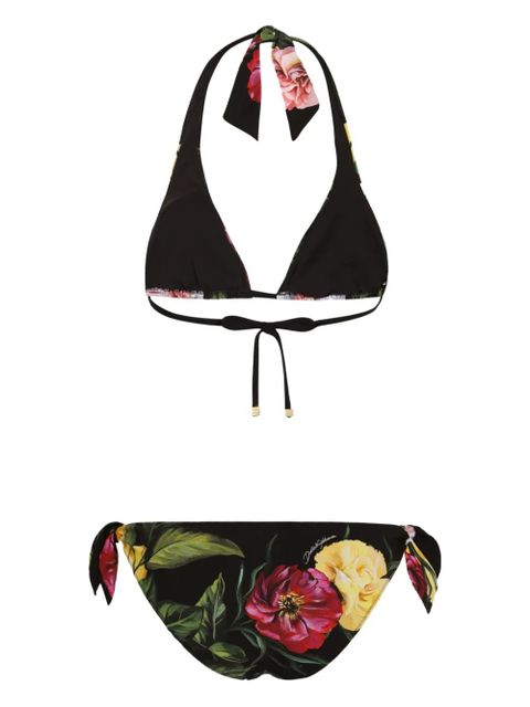Dolce & Gabbana DNA floral-print bikini set - Black - zdjęcie produktu nr 2