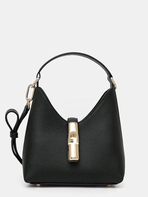 Furla torebka skórzana kolor zielony WE00876 ARE000 4491S