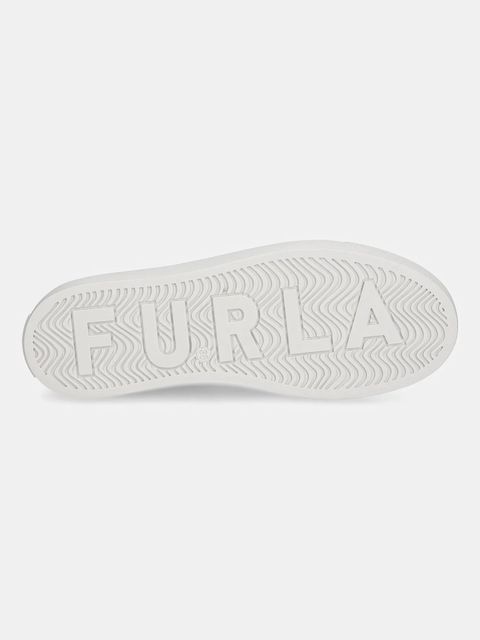 Furla sneakersy zamszowe Enjoy Lace-Up Sneaker damskie kolor beżowy YK31ENJ BX4212 2534S - zdjęcie produktu nr 2