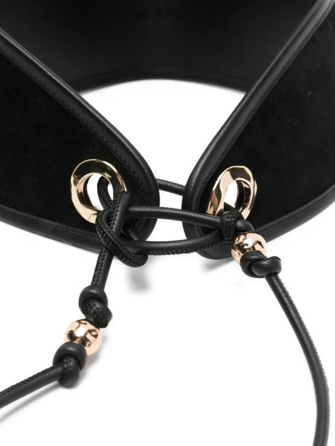 ZIMMERMANN eyelet beaded belt - Black