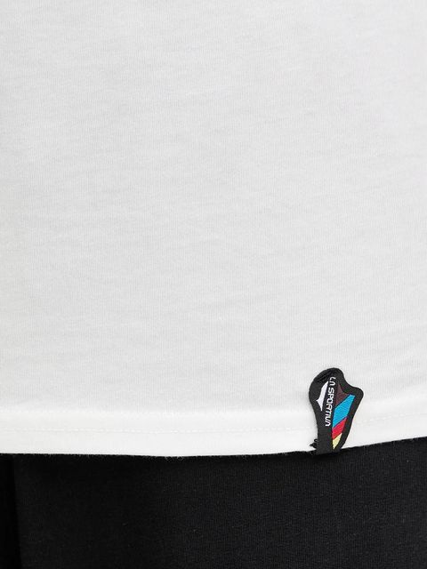 LA Sportiva t-shirt bawełniany Peaks damski kolor beżowy ZACT082