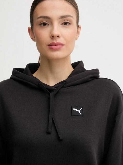 Puma dres damski kolor czarny 689346