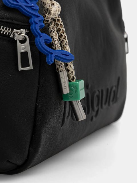 Desigual torebka HALF LOGO MONTVILLE B kolor czarny 25WAXP98