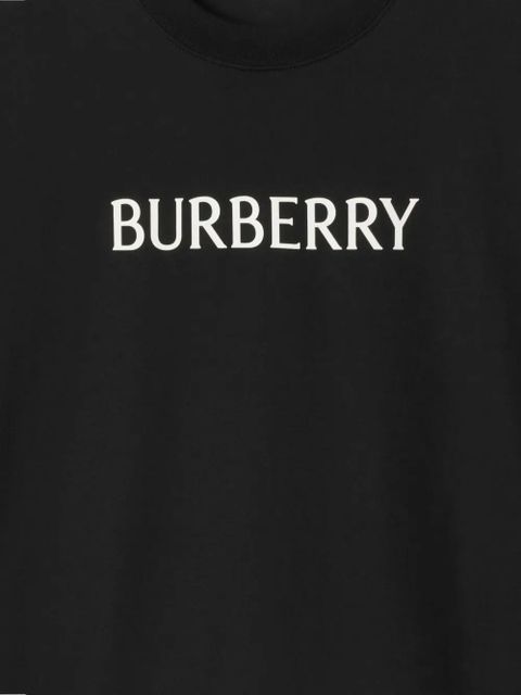 Burberry logo-print cotton T-shirt - Black