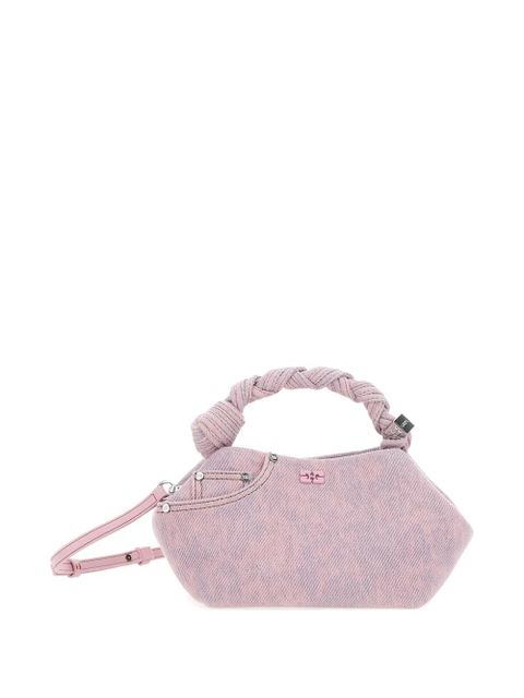 GANNI mini Bou denim tote bag - Pink - zdjęcie produktu nr 2
