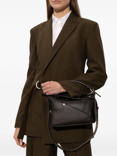 LOEWE small Puzzle tote bag - Black - zdjęcie produktu nr 2