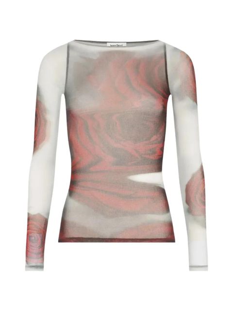Jean Paul Gaultier Blurry Roses top - Red - zdjęcie produktu nr 1