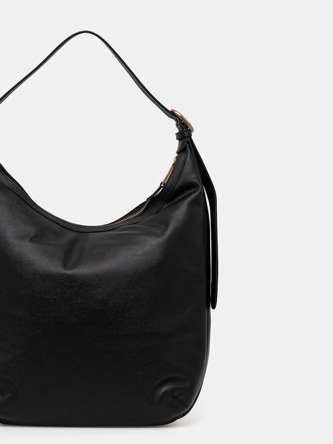 Kurt Geiger London torebka skórzana kolor czarny 4704500109 - zdjęcie produktu nr 2