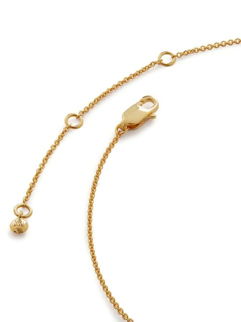 Monica Vinader alphabet T-pendant necklace - Gold