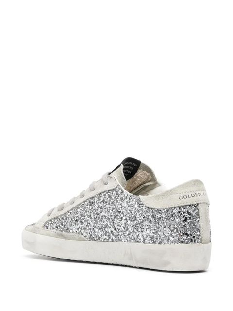 Golden Goose Super-Star glitter sneakers - Silver - zdjęcie produktu nr 2
