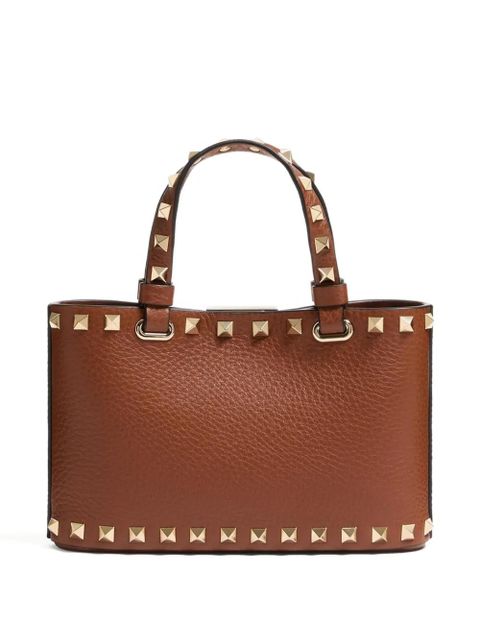Valentino Garavani Mini Rockstud embellished tote bag - Brown - zdjęcie produktu nr 2