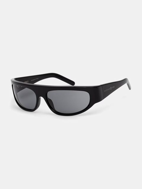 MM6 Maison Margiela okulary przeciwsłoneczne LUNETTES 1 NOIR - zdjęcie produktu nr 1