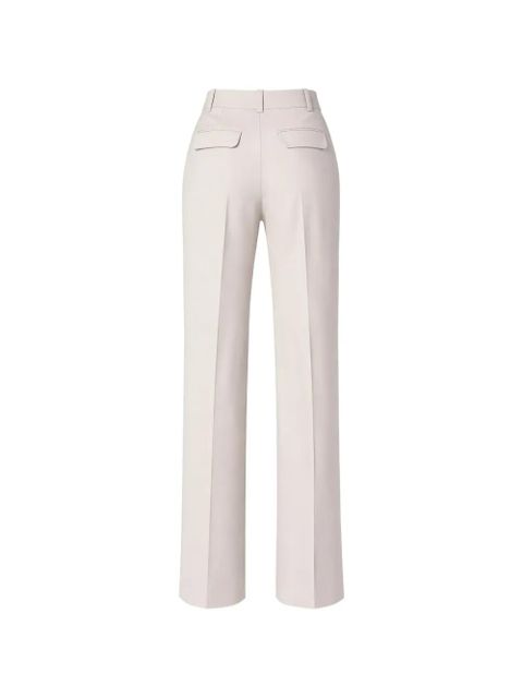Victoria Beckham pressed-crease wide-leg trousers - Neutrals - zdjęcie produktu nr 2