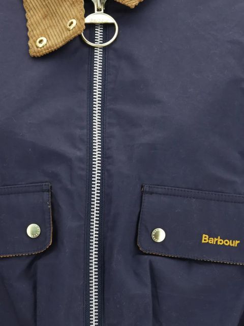Barbour corduroy-collar jacket - Blue