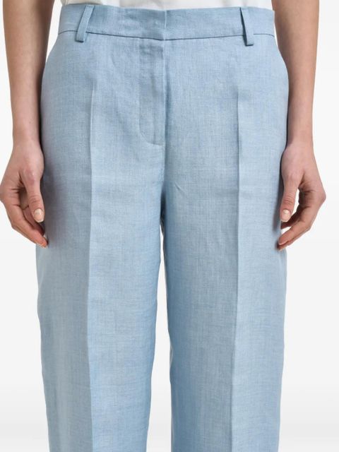 Weekend Max Mara linen tailored trousers - Blue