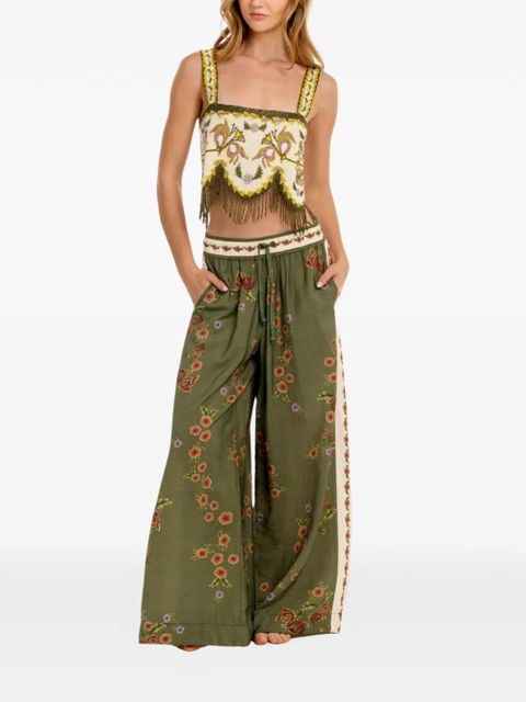 Agua By Agua Bendita Aida Aura beaded top - Neutrals - zdjęcie produktu nr 2