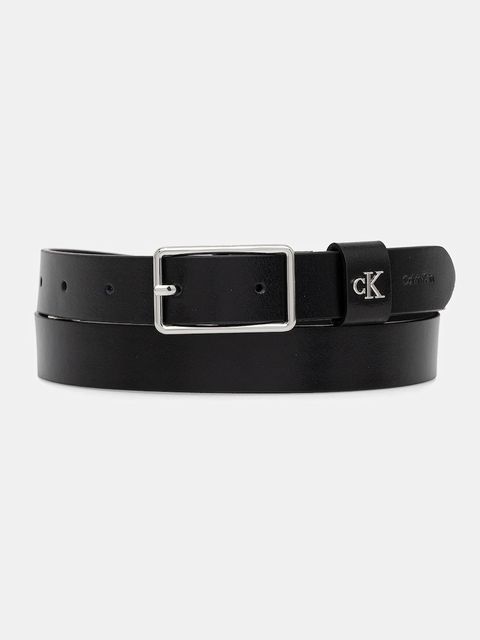 Calvin Klein pasek skórzany damski kolor czarny LV04F7050G - zdjęcie produktu nr 1