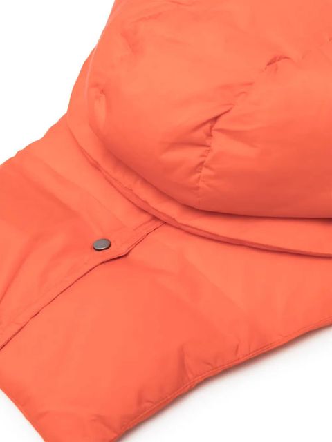 Yves Salomon padded hooded bib - Orange - zdjęcie produktu nr 2