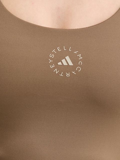 adidas by Stella McCartney top treningowy kolor brązowy JW1998