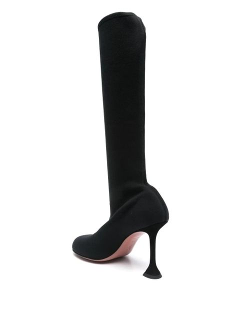 Amina Muaddi 95mm Veneda boots - Black