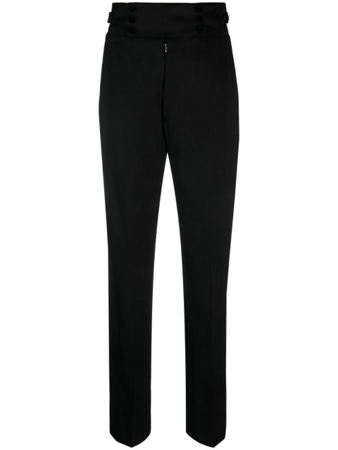 Maison Margiela four-stitch tapered wool trousers - Black - zdjęcie produktu nr 1