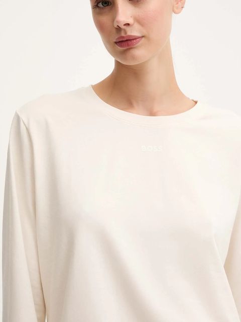 BOSS piżama damska kolor beżowy 50550217