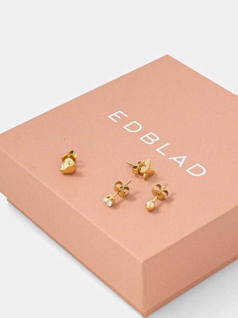 EDBLAD kolczyki pozłacane One Summer 5-pack 121156 - zdjęcie produktu nr 2