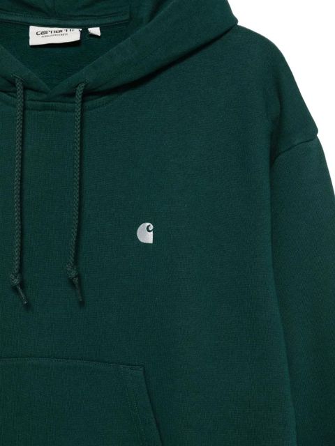 Carhartt WIP logo-embroidered hoodie - Green