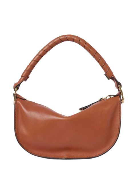 Chloé mini Marcie leather shoulder bag - Brown