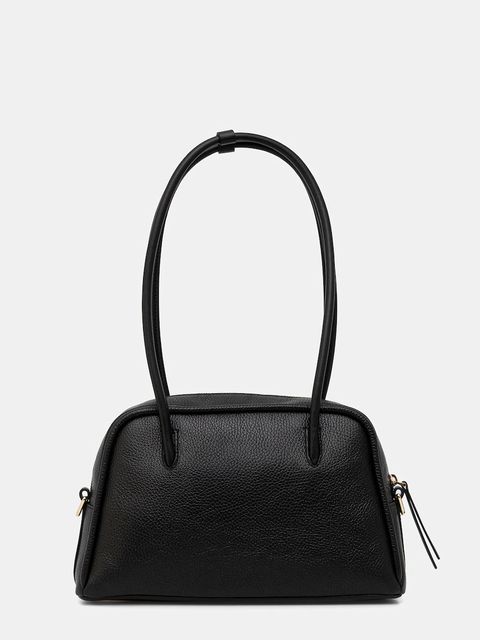 Coccinelle torebka skórzana PAKI kolor czarny E1 U4A 12 01 01