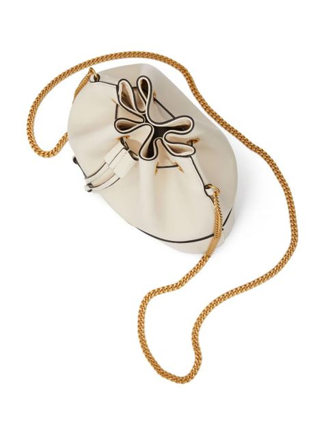 Valentino Garavani Vlogo chain-strap leather mini bag - White - zdjęcie produktu nr 2